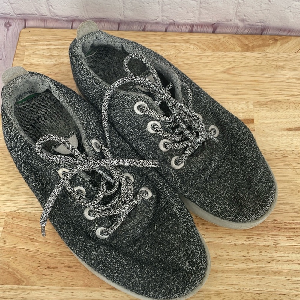 Allbirds The Wool Runner Sneakers Slide On Superfine Merino Wool size 8 Cute